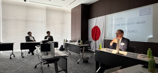 ガバナー補佐訪問報告